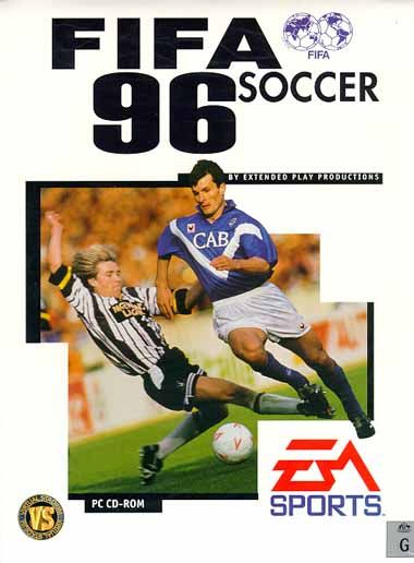 FIFA Soccer 96 box art for Sega Mega Drive
